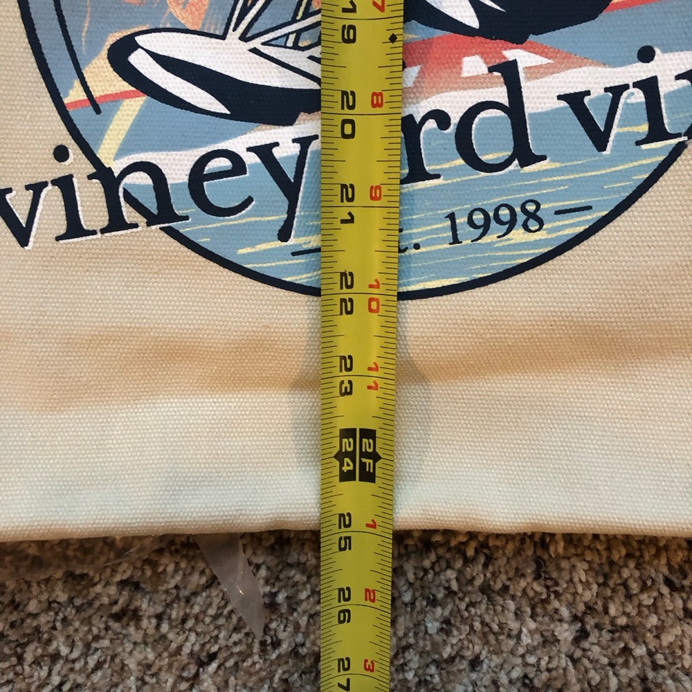 Vineyard Vines canvas Tote bag NEW RARE sailplane - Picture 7 of 12